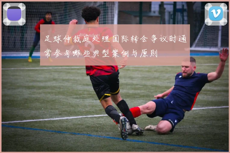 足球仲裁庭处理国际转会争议时通常参考哪些典型案例与原则